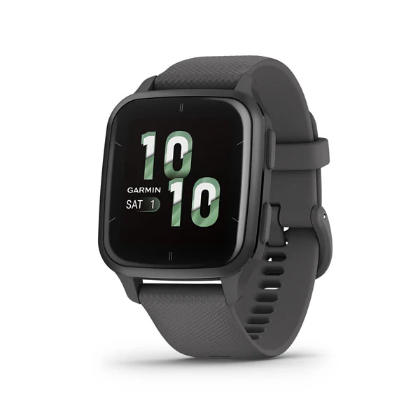 Garmin Venu Sq 2 Slate Aluminium Bezel with Shadow Grey Case - Music Edition Sports Watch GARMIN