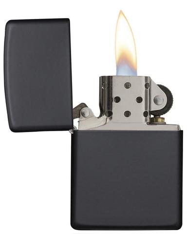 Zippo Classic Black Matte Pocket Lighter - Bhawar Store