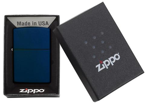 Zippo Classic Navy Matte Pocket Lighter Zippo