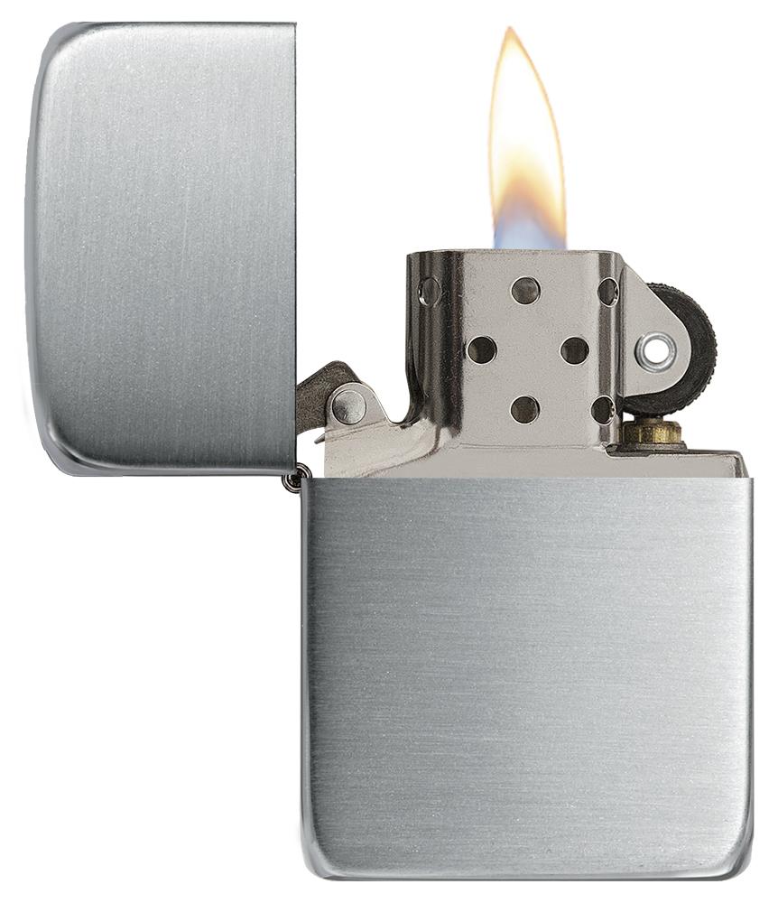 Zippo Hand Satin Sterling Silver 1941 Replica Zippo