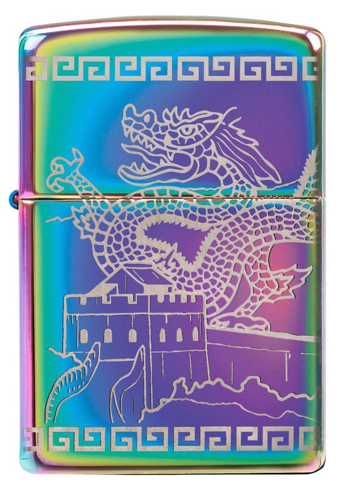 Zippo Great Wall of China Multi Color Pocket Lighter Zippo