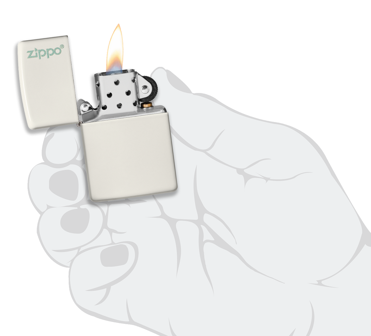 Zippo Classic Glow In The Dark Zippo Logo Zippo