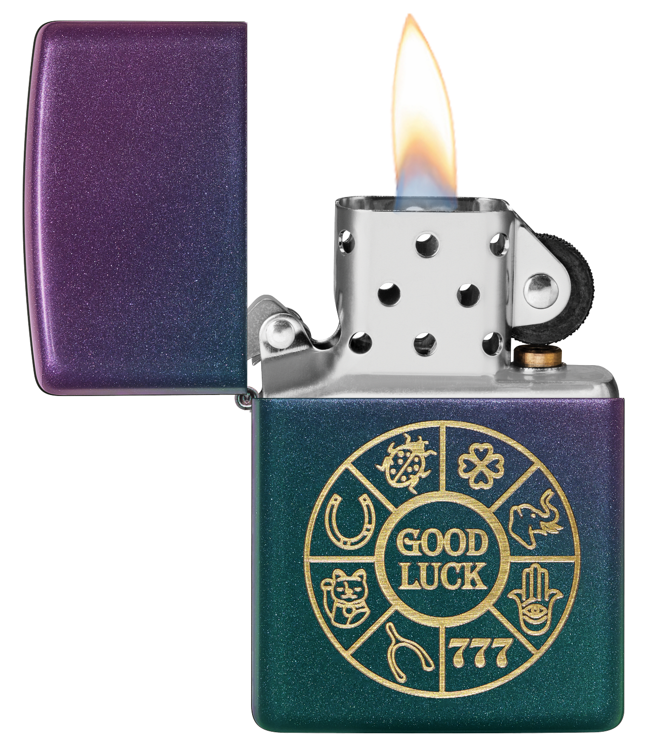 Zippo Lucky Symbols Design Zippo