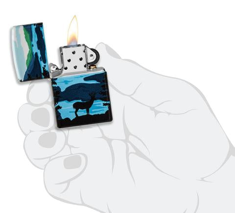Zippo Deer Landscape Design Zippo