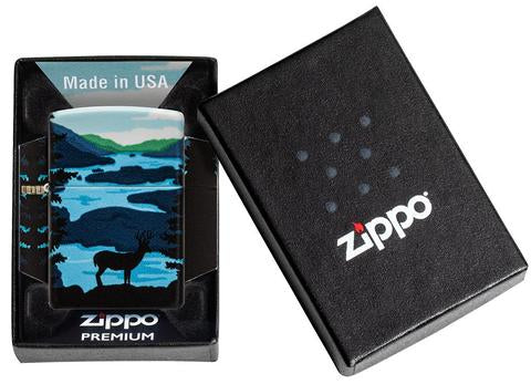 Zippo Deer Landscape Design Zippo