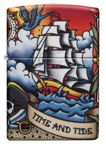 Zippo Nautical Tattoo Design Zippo