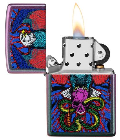 Zippo Eagle, Snake, Skull Design Zippo