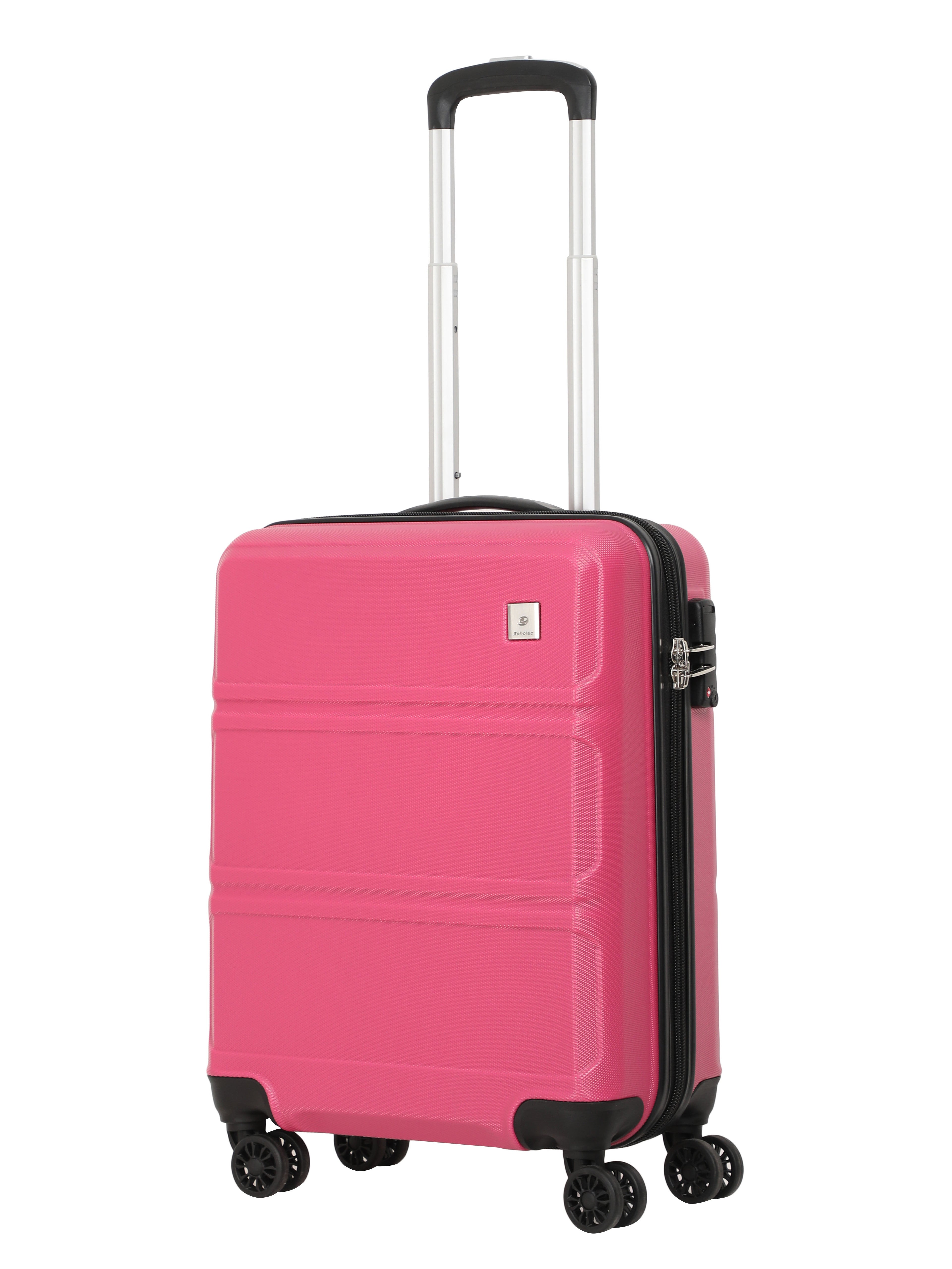 Echolac Pink Aries Small Hard Case Cabin Trolley ECHOLAC