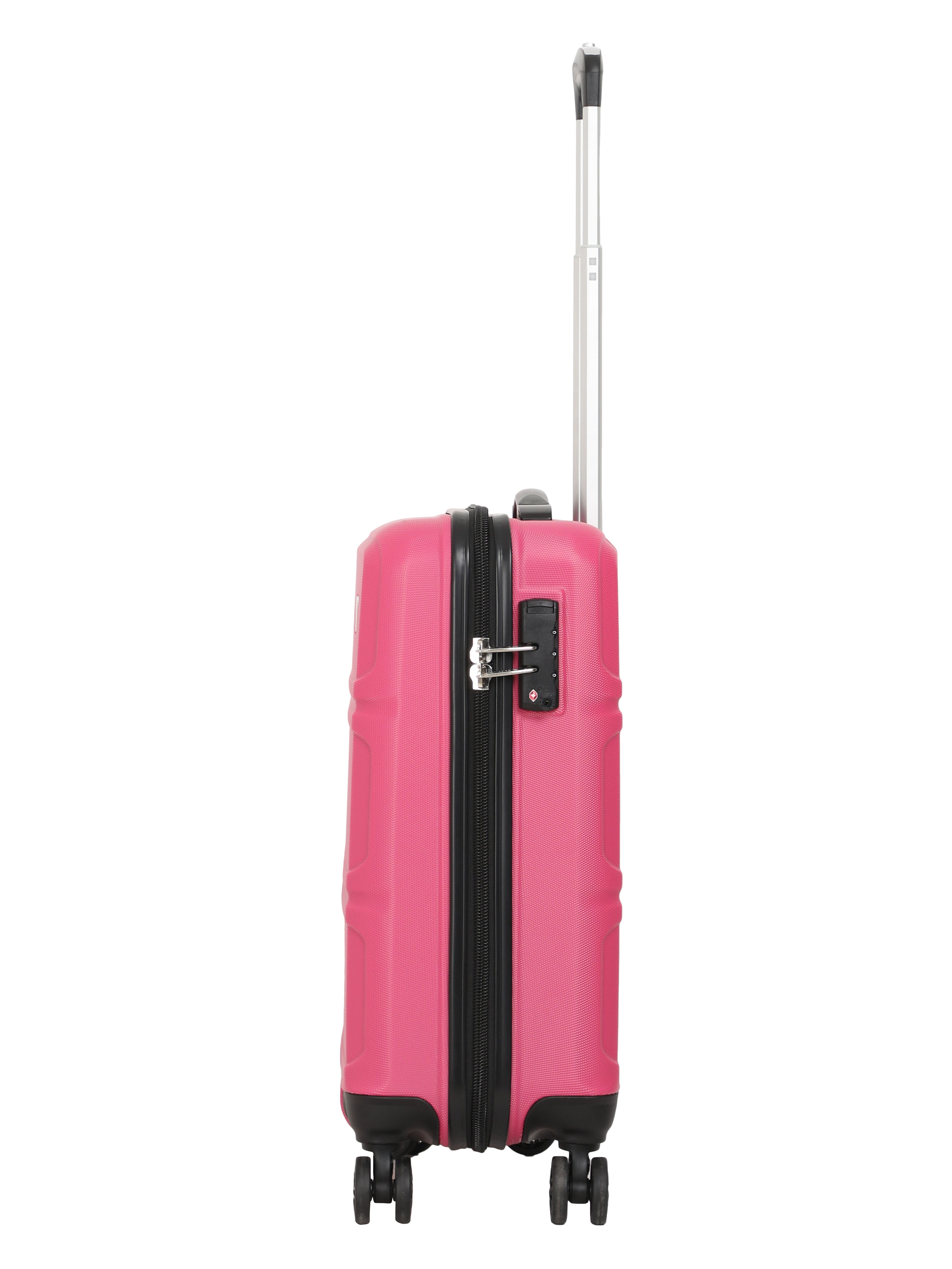 Echolac Pink Aries Small Hard Case Cabin Trolley ECHOLAC
