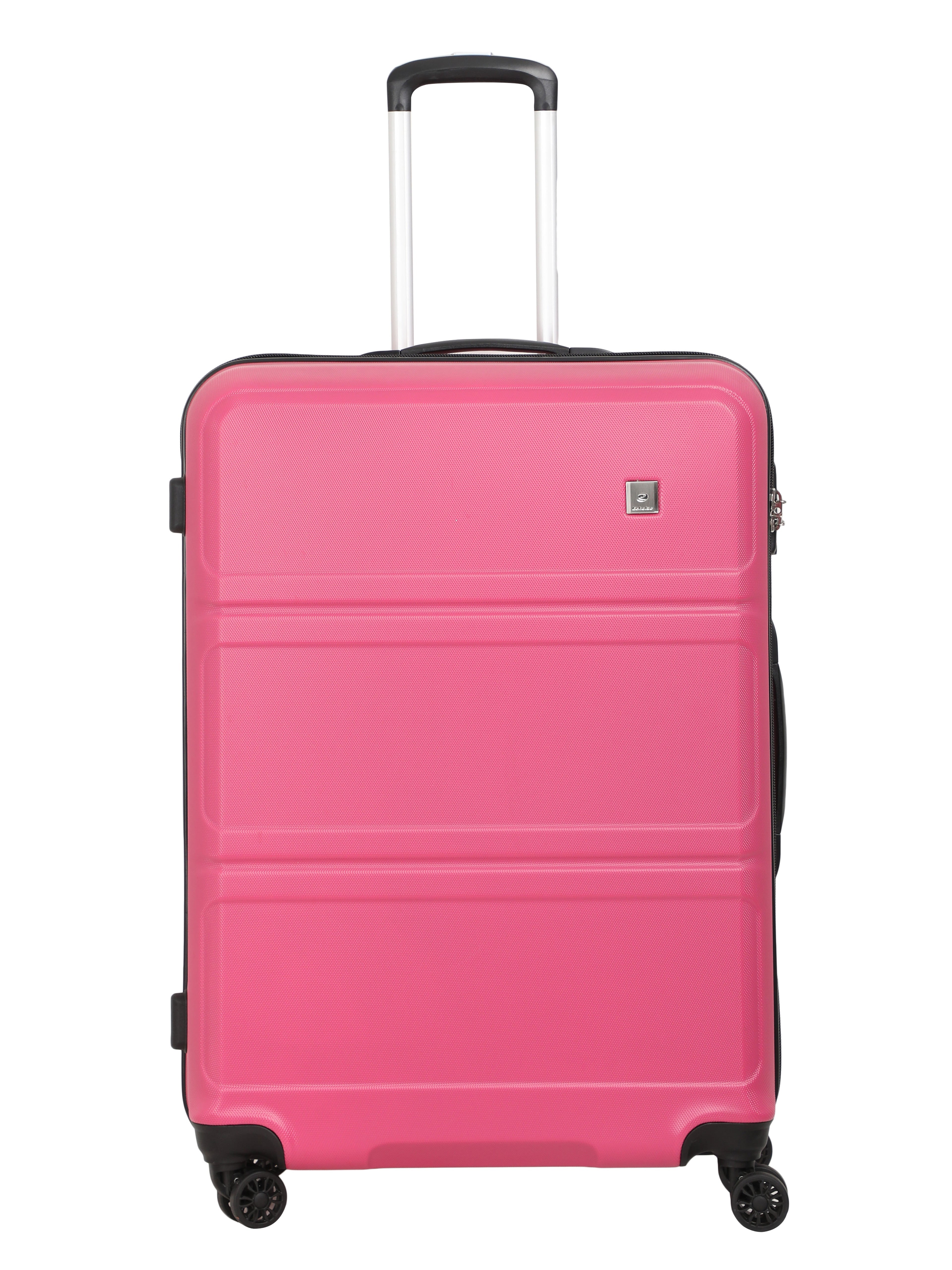 Echolac Pink Aries Medium Hard Case Checked Luggage ECHOLAC