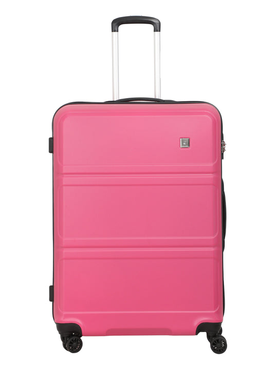 Echolac Pink Aries Medium Hard Case Checked Luggage ECHOLAC