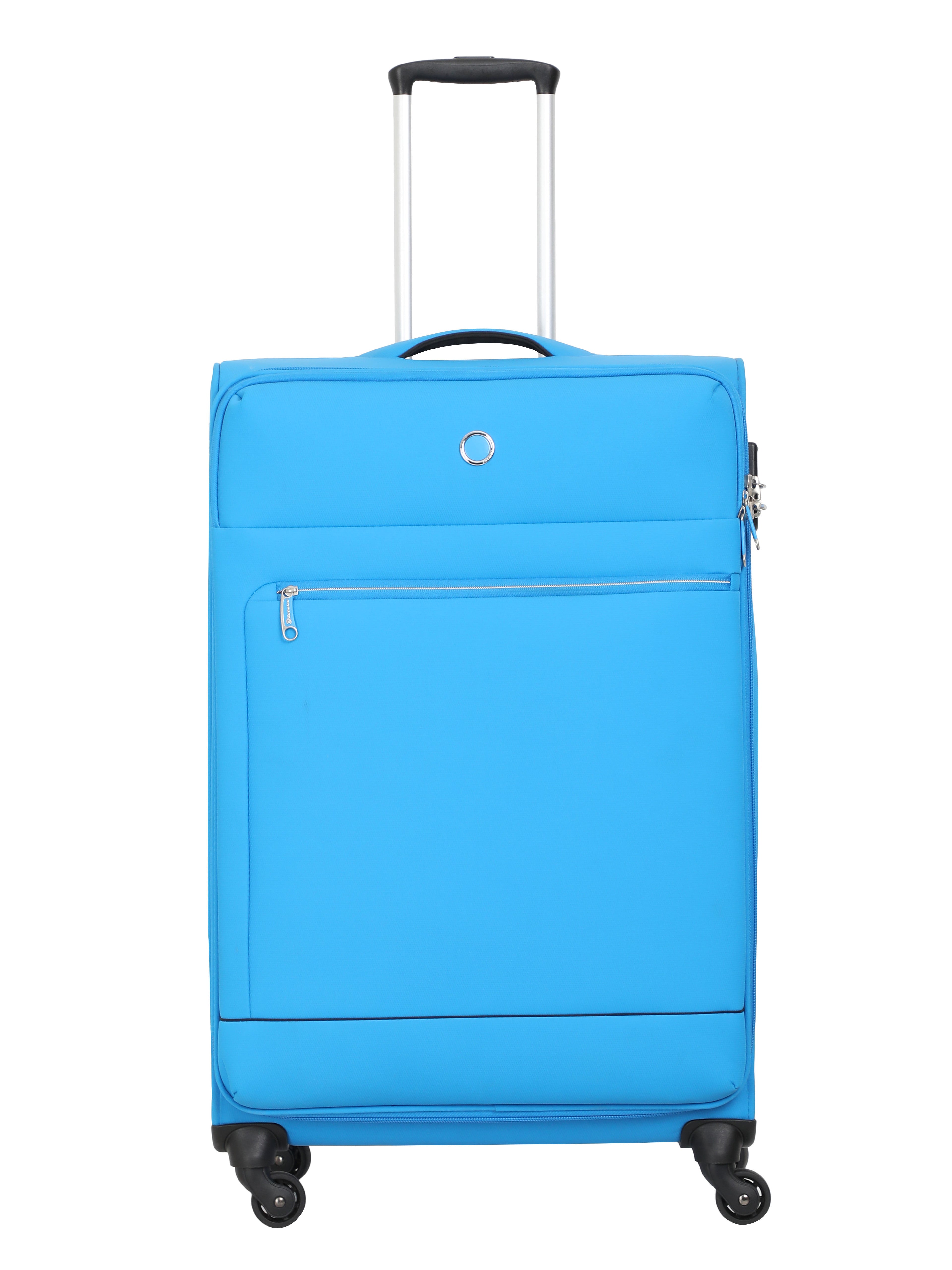 Echolac Diva Blue Verna Large Soft Case Checked Luggage ECHOLAC