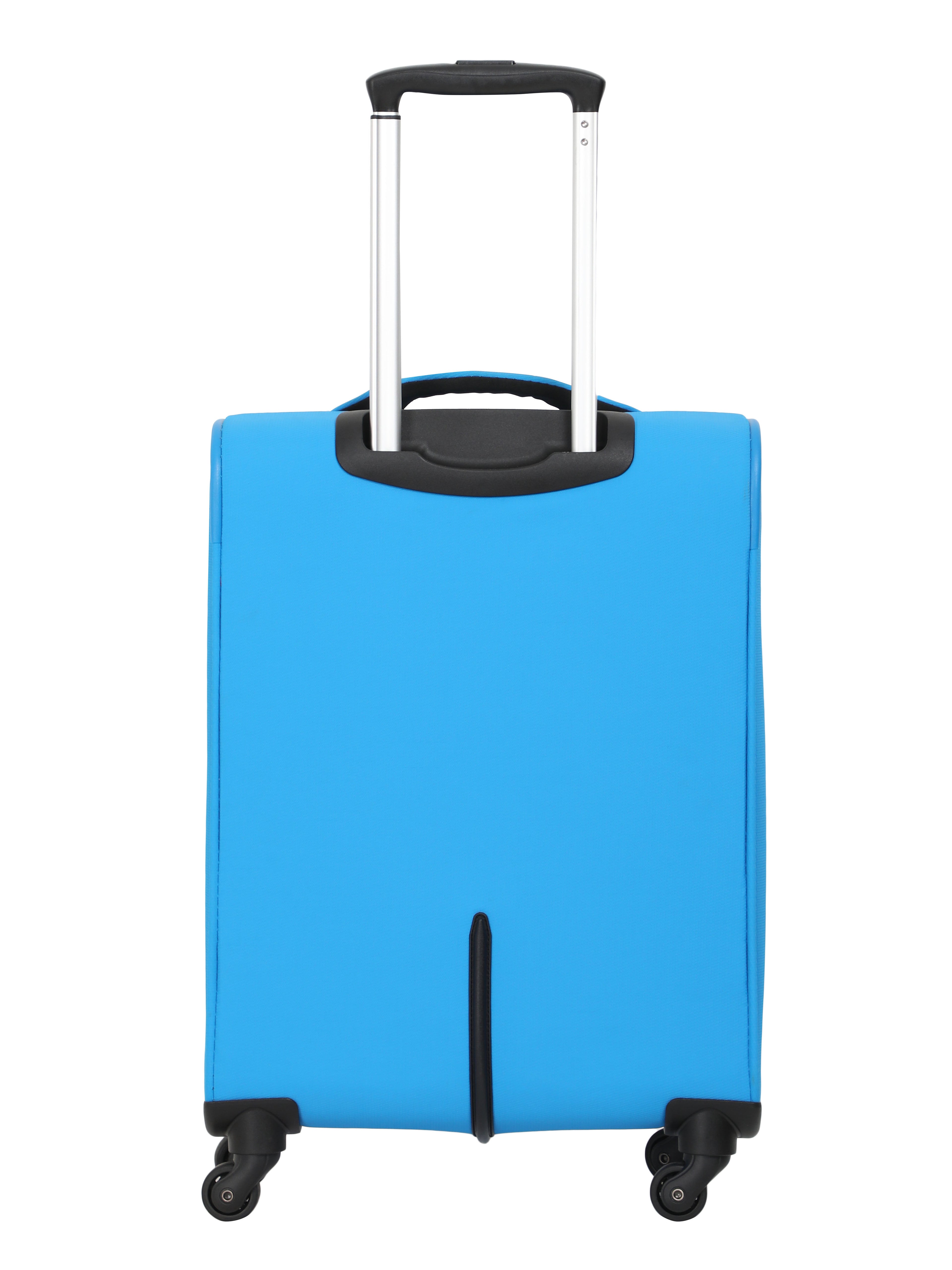 Echolac Diva Blue Verna Small Soft Case Checked Luggage ECHOLAC