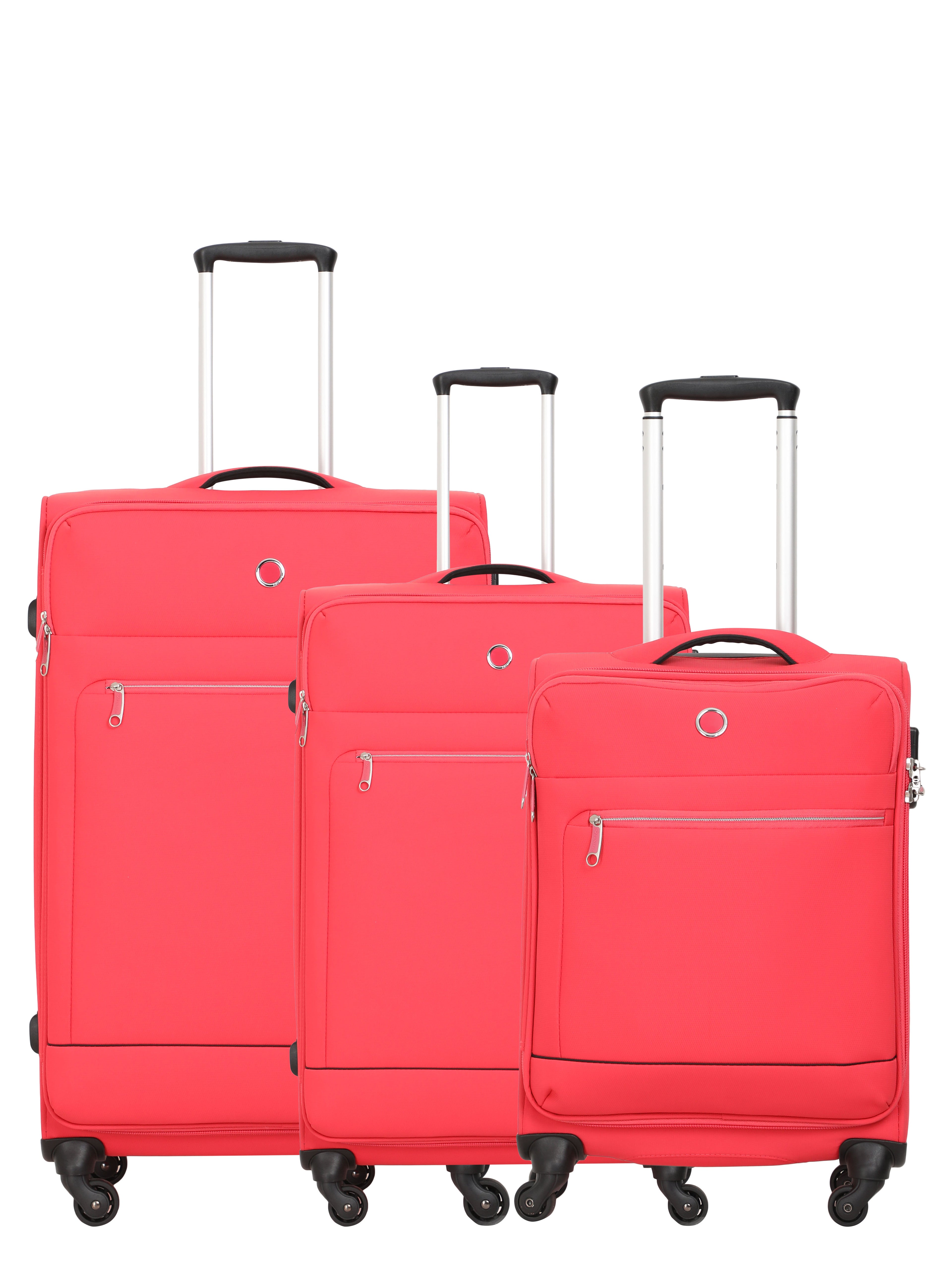 Echolac Red Verna Small Soft Case Checked Luggage ECHOLAC