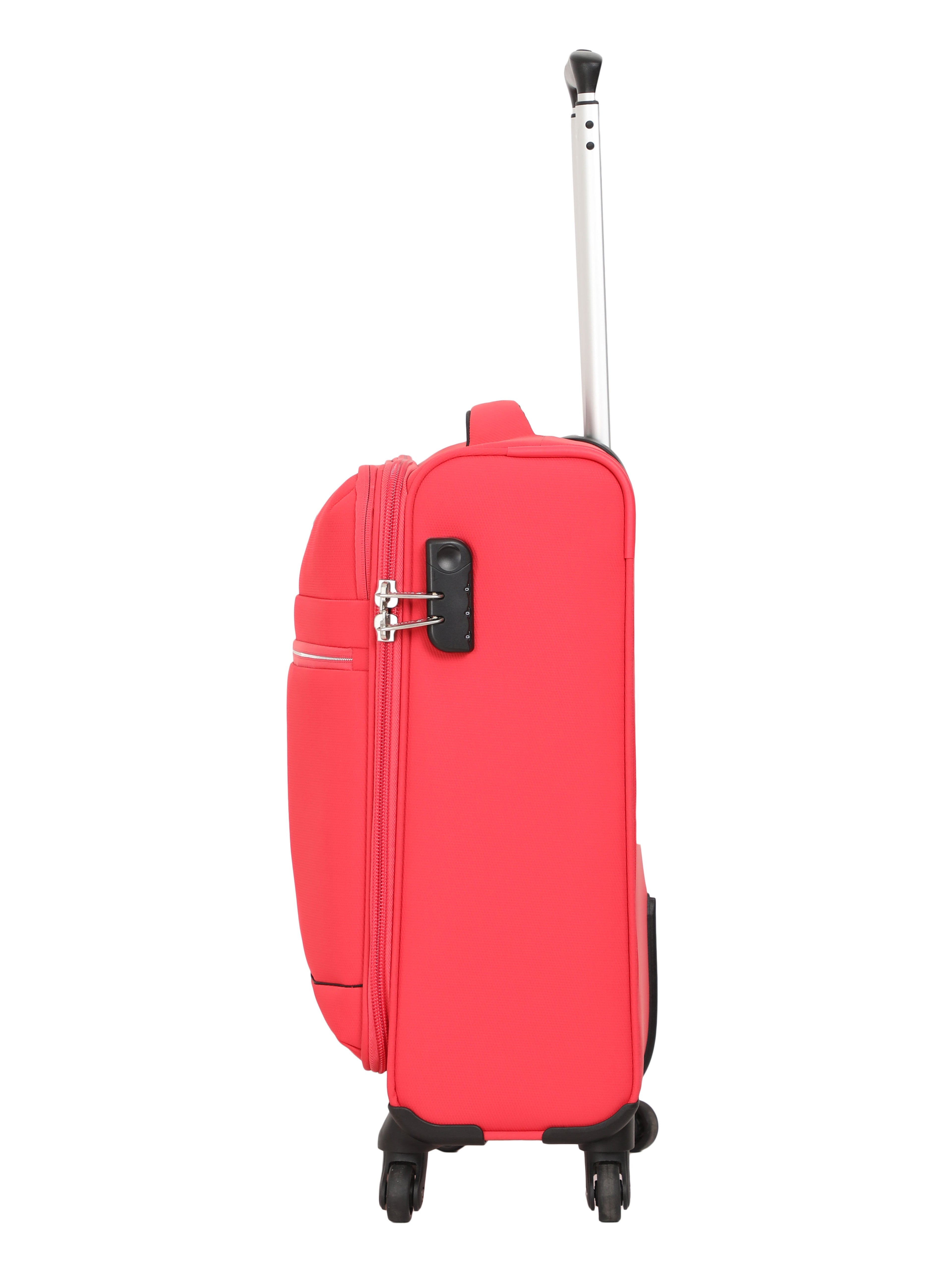 Echolac Red Verna Small Soft Case Checked Luggage ECHOLAC