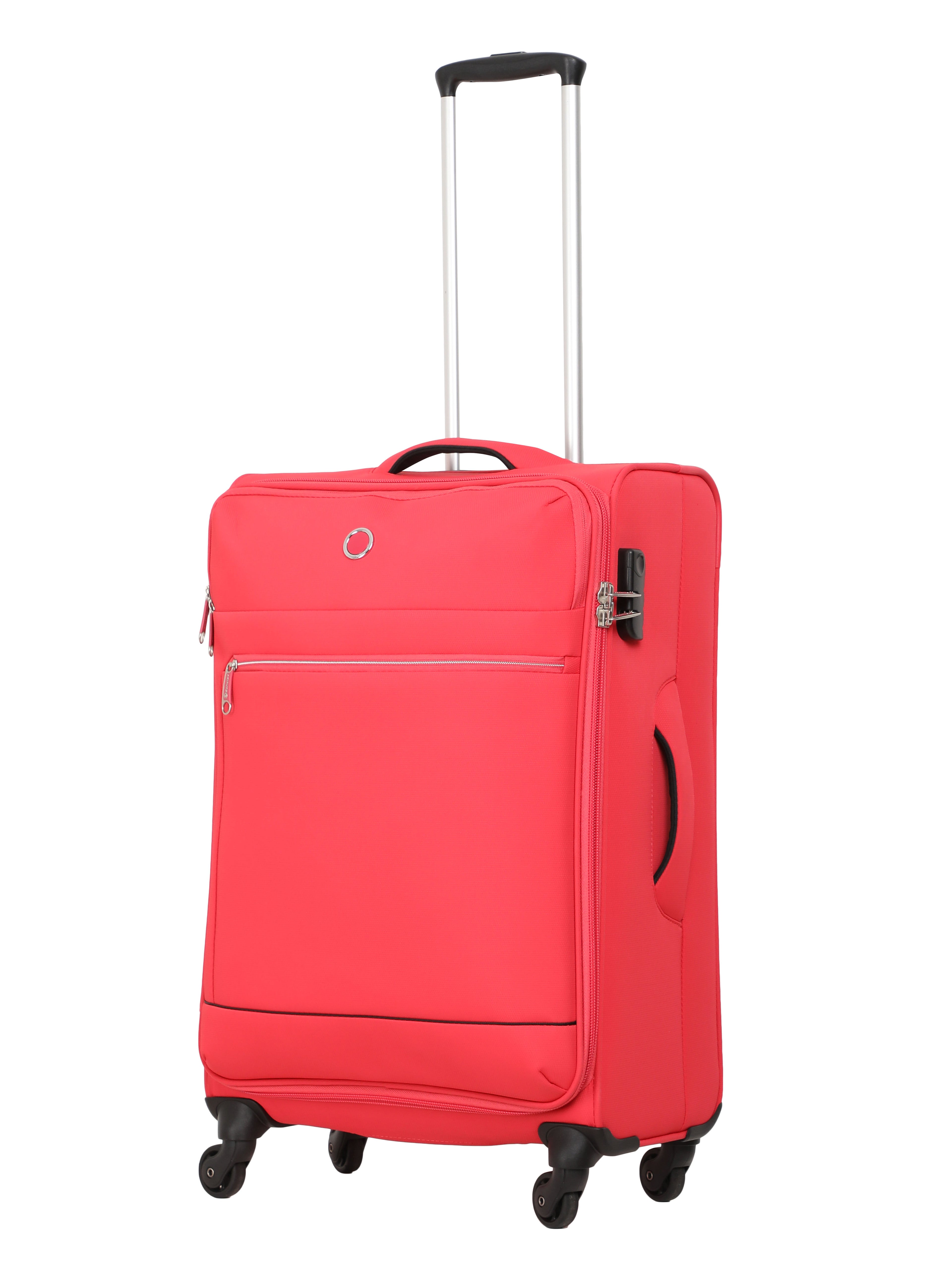 Echolac Red Verna Large Soft Case Checked Luggage ECHOLAC