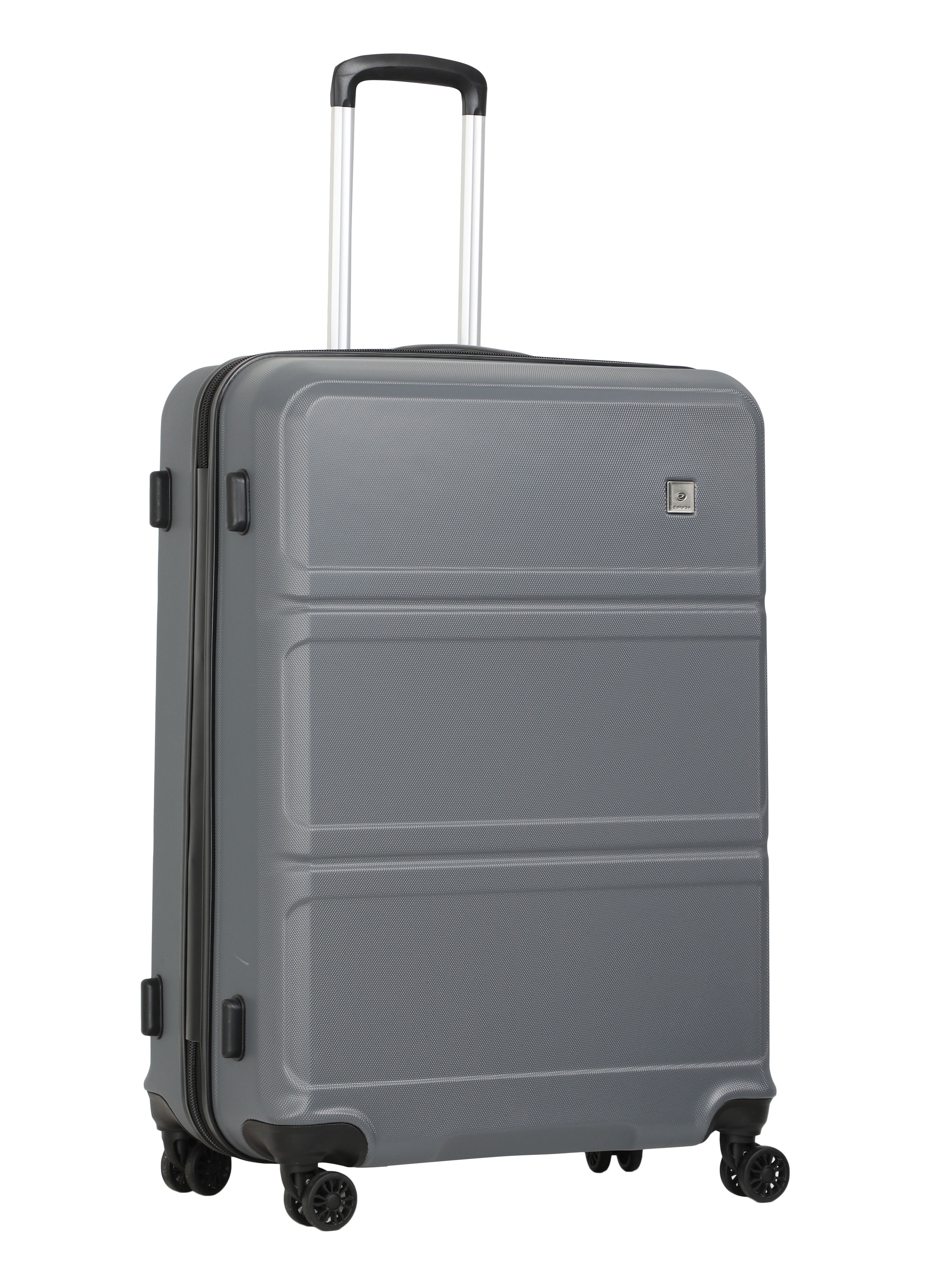 Echolac Dark Grey Aries Large Hard Case Checked Luggage ECHOLAC
