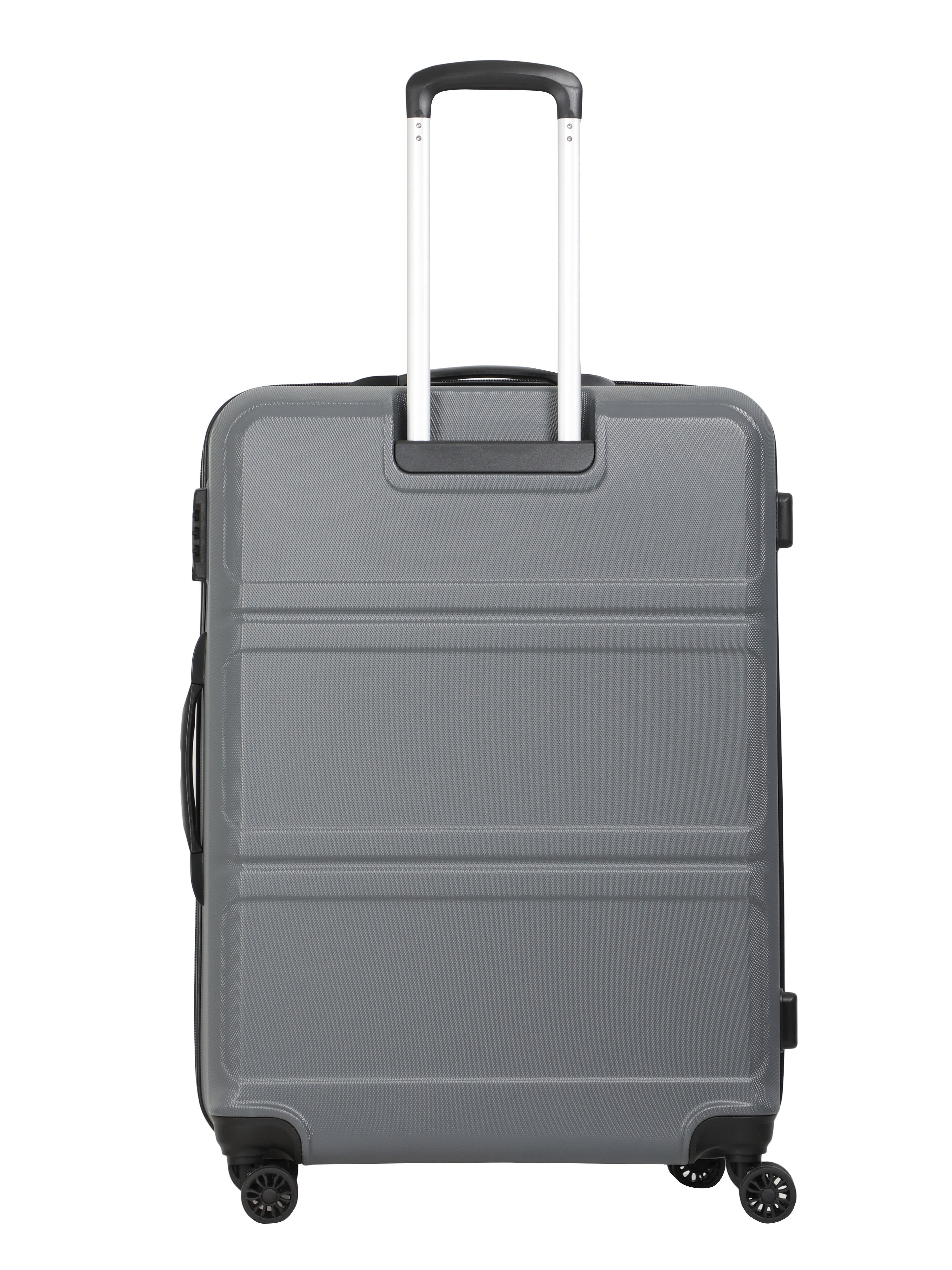 Echolac Dark Grey Aries Medium Hard Case Checked Luggage ECHOLAC