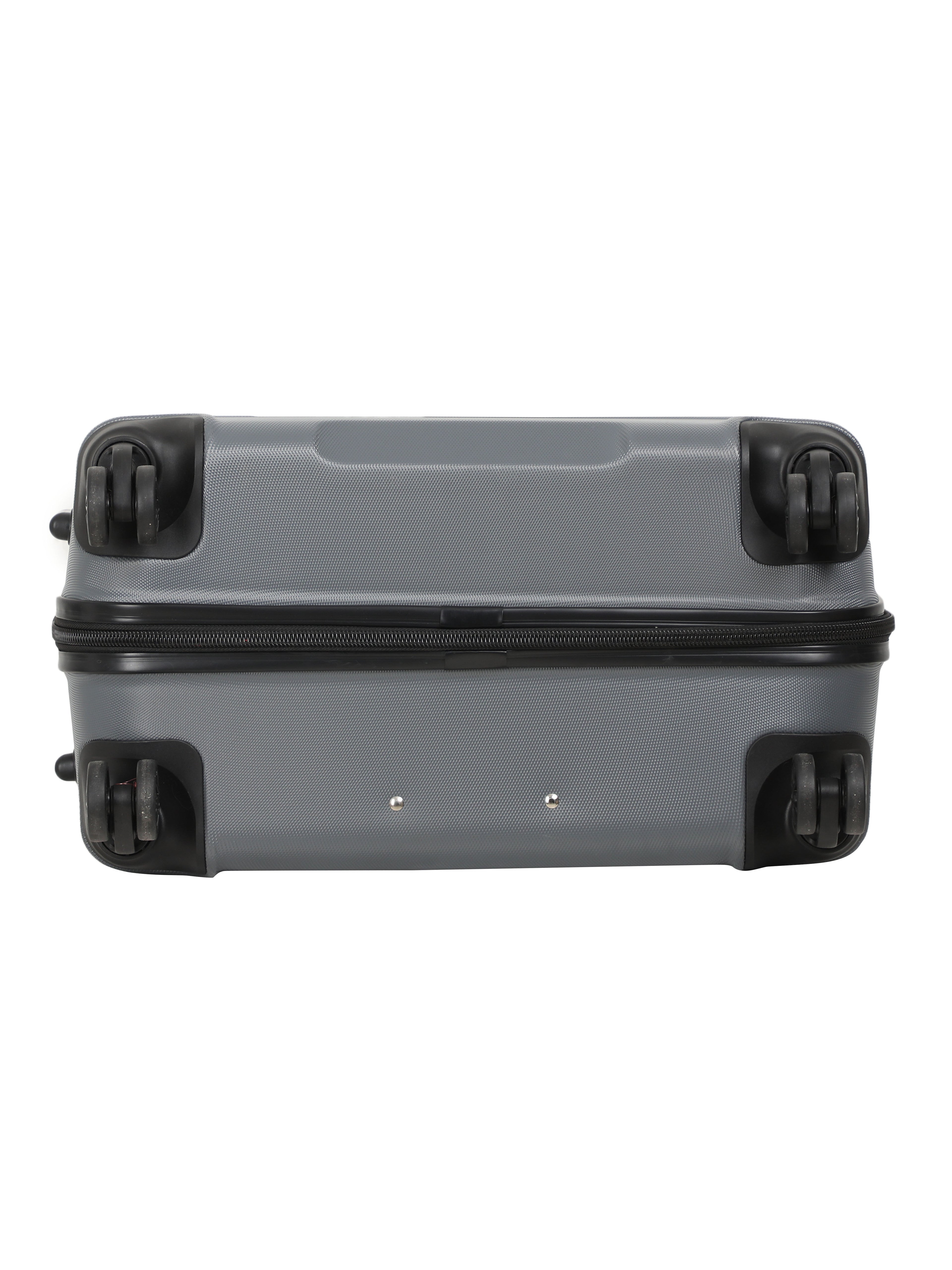 Echolac Dark Grey Aries Large Hard Case Checked Luggage ECHOLAC