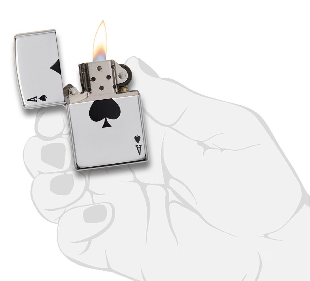 Zippo Simple Spade Design Zippo