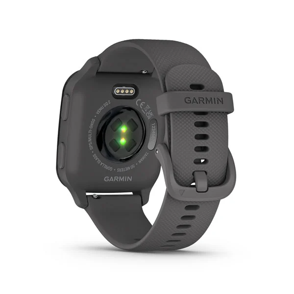 Garmin Venu Sq 2 Slate Aluminium Bezel with Shadow Grey Case - Music Edition Sports Watch GARMIN
