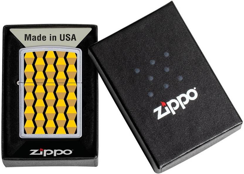 Zippo Yellow Endless Column Zippo