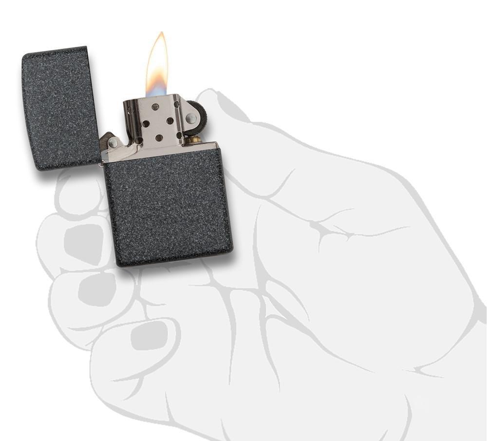 Zippo Classic Iron Stone Pocket Lighter Zippo