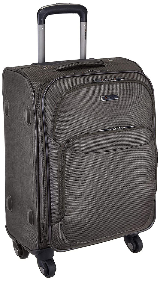 Echolac Touch Medium Brown Soft Sided Cabin Suitcase Trolley 57cm (CT385) Echolac New