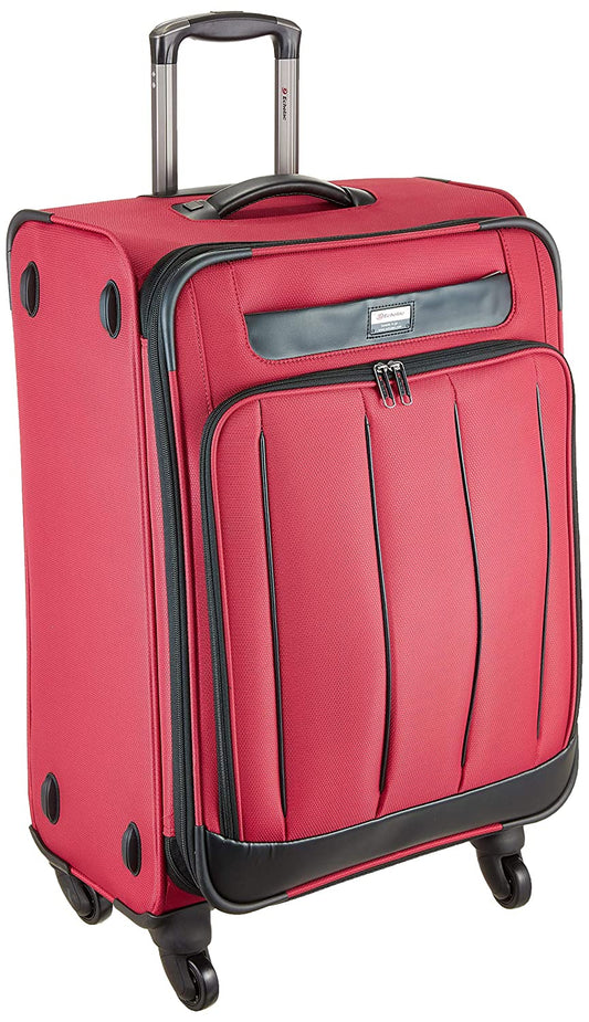 Echolac Kola Medium Red Soft Sided Check-In Suitcase Trolley 66cm (MT0204) Echolac New