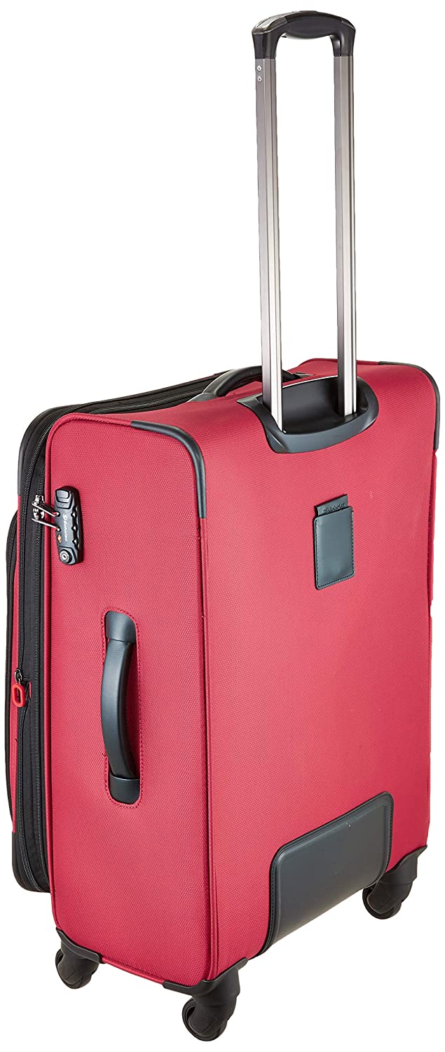 Echolac Kola Medium Red Soft Sided Check-In Suitcase Trolley 66cm (MT0204) Echolac New