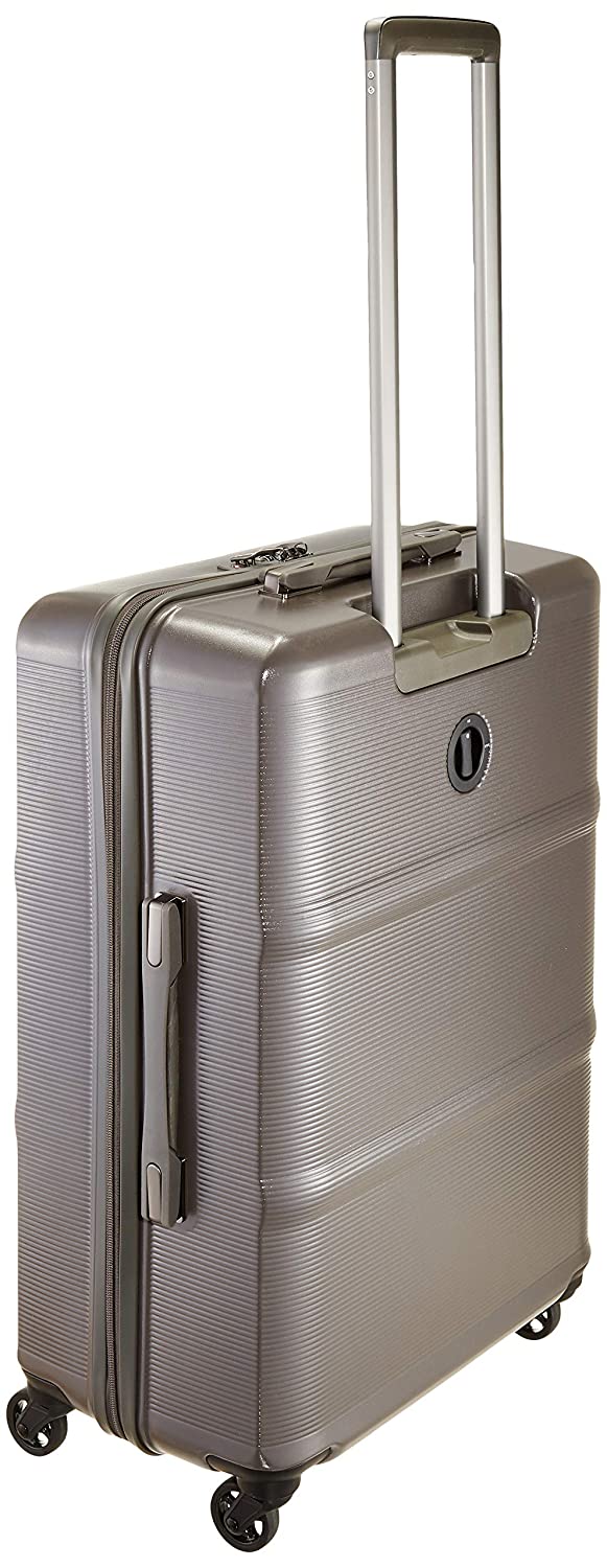 Echolac Colette Large Grey Hard Sided Check-In Suitcase Trolley 66cm (PC094) Echolac New