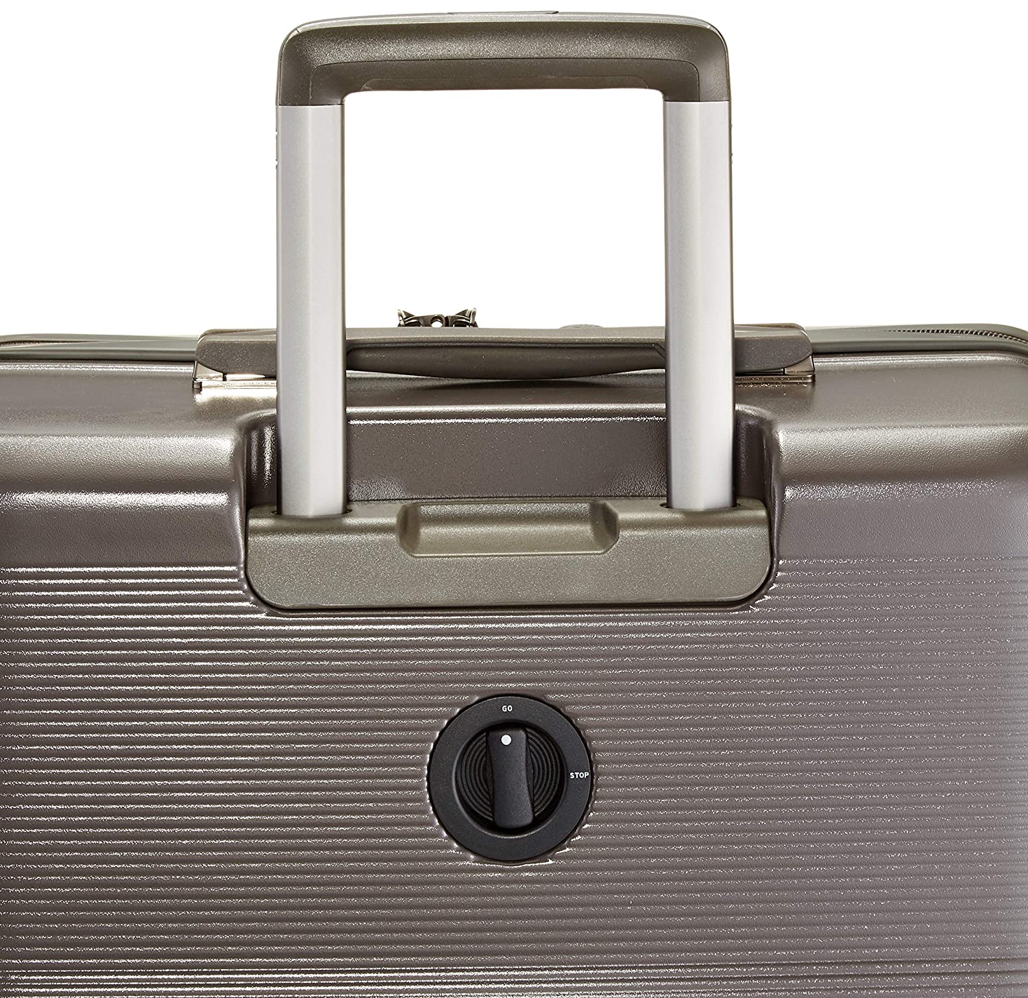 Echolac Colette Large Grey Hard Sided Check-In Suitcase Trolley 66cm (PC094) Echolac New