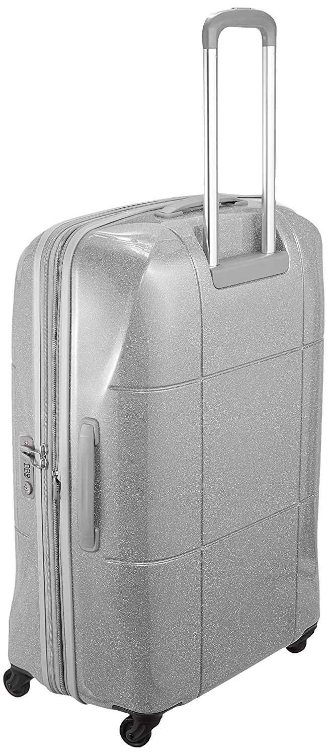 Echolac Atlas X-Large Silver Hard Sided Check-In Suitcase Trolley 78cm (PC080SP) Echolac New