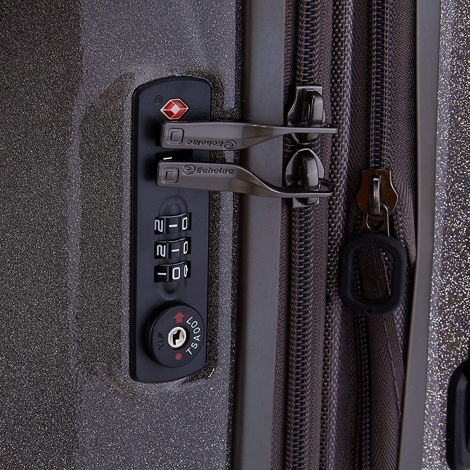 Echolac Atlas X-Large Brown Hard Sided Check-In Trolley Suitcase Trolley 78cm (PC080SP) Echolac New