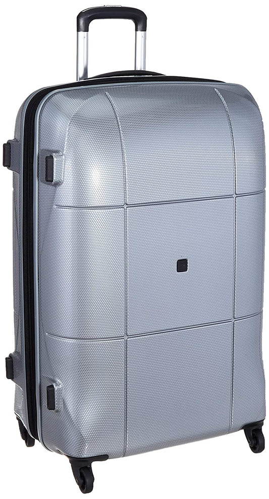 Echolac Atlas X-Large Silver Hard Sided Check-In Suitcase Trolley 78cm (PC080S) Echolac New