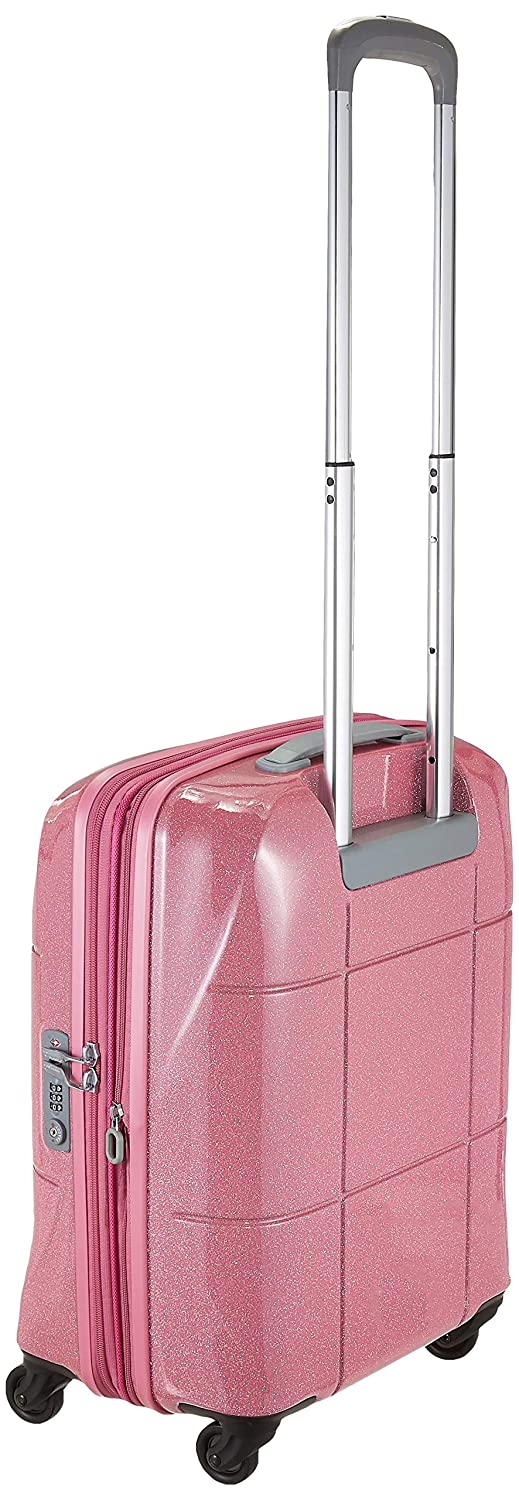 Echolac Atlas Large Pink Hard Sided Cabin Suitcase Trolley 56cm (PC080SP) Echolac New