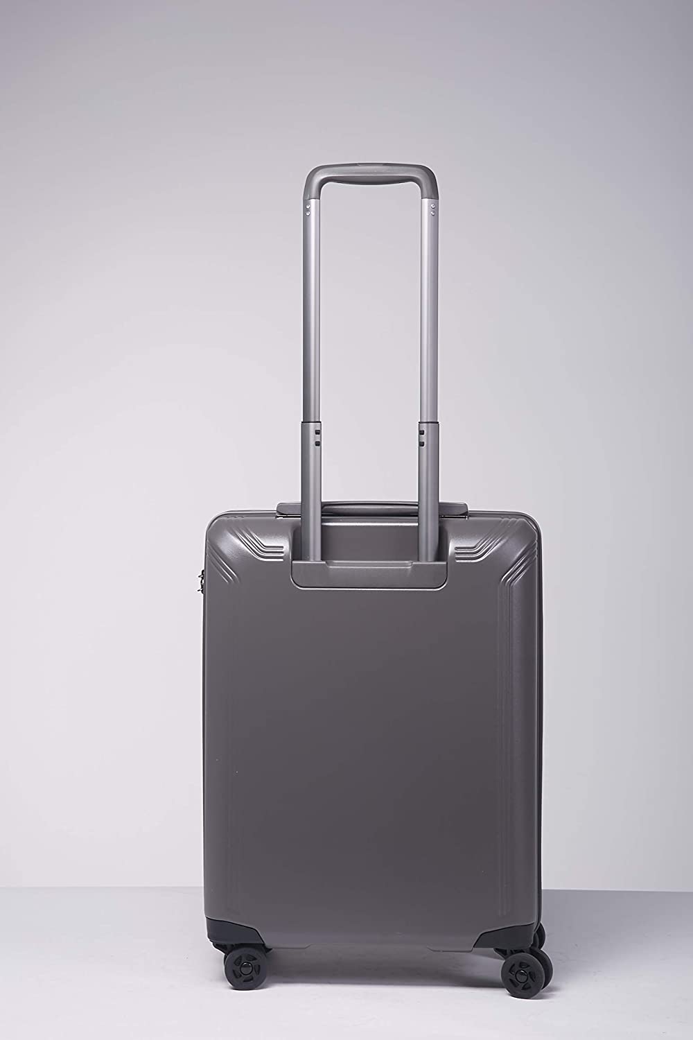 Echolac Civil Medium Dark Grey Hard Sided Check-In Suitcase Trolley 68cm (PC162) Echolac New