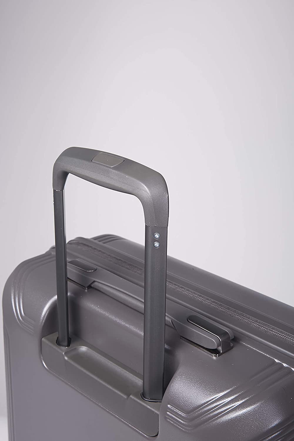 Echolac Civil Medium Dark Grey Hard Sided Check-In Suitcase Trolley 68cm (PC162) Echolac New