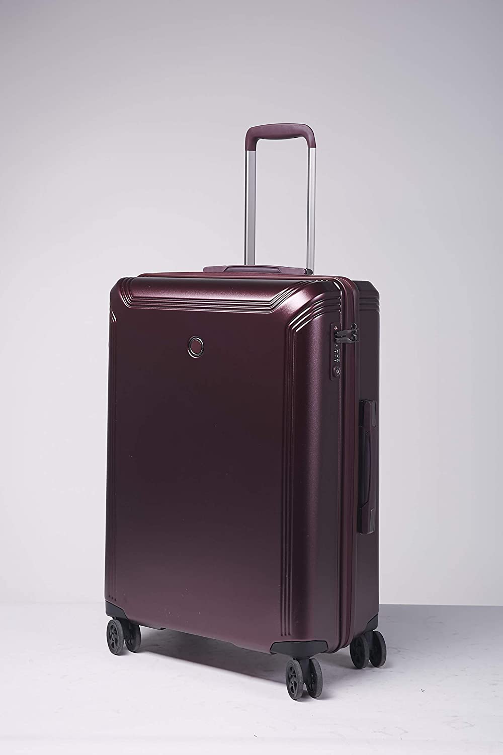 Echolac Civil Large Burgandy Hard Sided Check-In Suitcase Trolley 68cm(PC162) Echolac New
