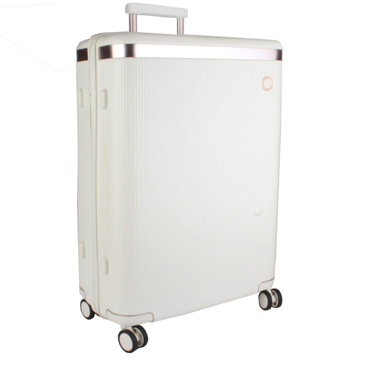 Echolac Dynasty X-Large Ivory White Hard Sided Check-In Suitcase Trolley 78cm (PC142) Echolac New