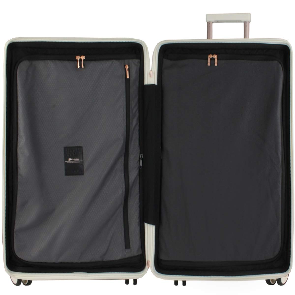 Echolac Dynasty X-Large Ivory White Hard Sided Check-In Suitcase Trolley 78cm (PC142) Echolac New