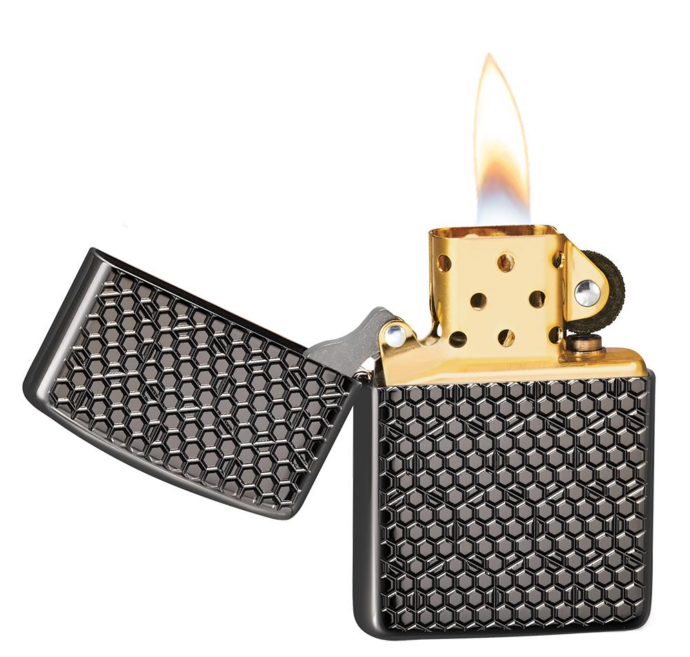 Zippo Hexagon Design Bhawar Store
