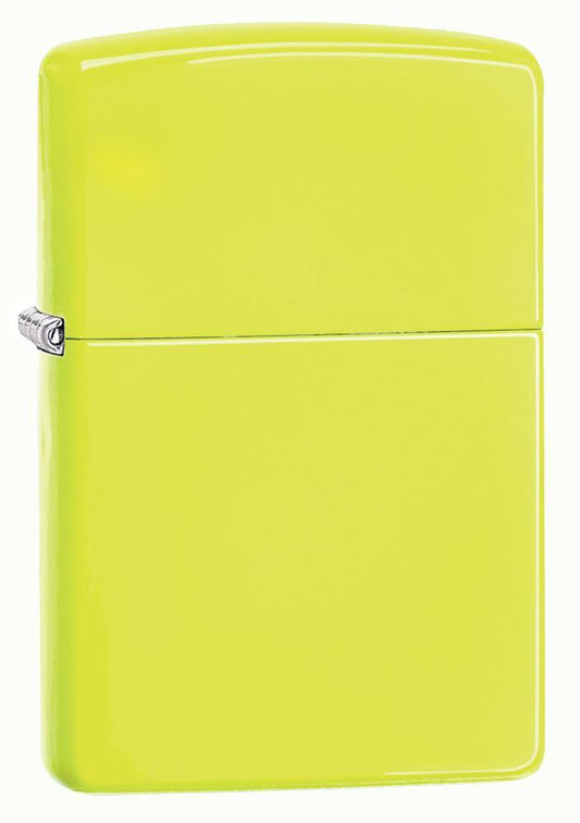 Zippo Classic Neon Yellow Pocket Lighter Zippo
