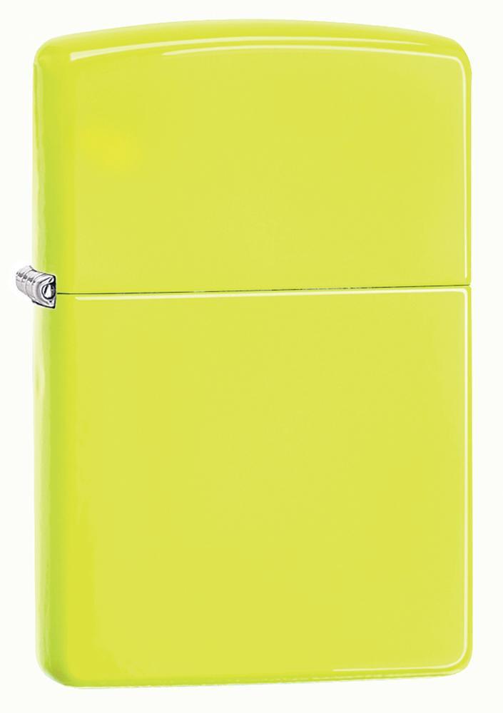 Zippo Classic Neon Yellow Pocket Lighter Zippo