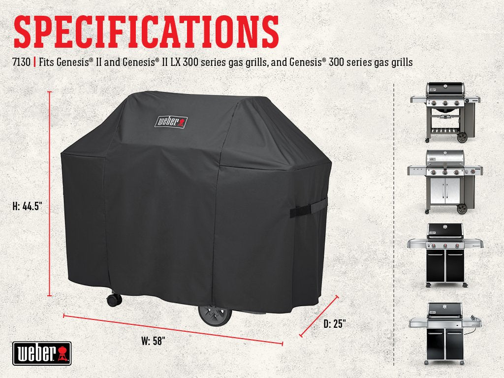 WEBER Cover - Cover of Genesis II -  3 Burner WEBER