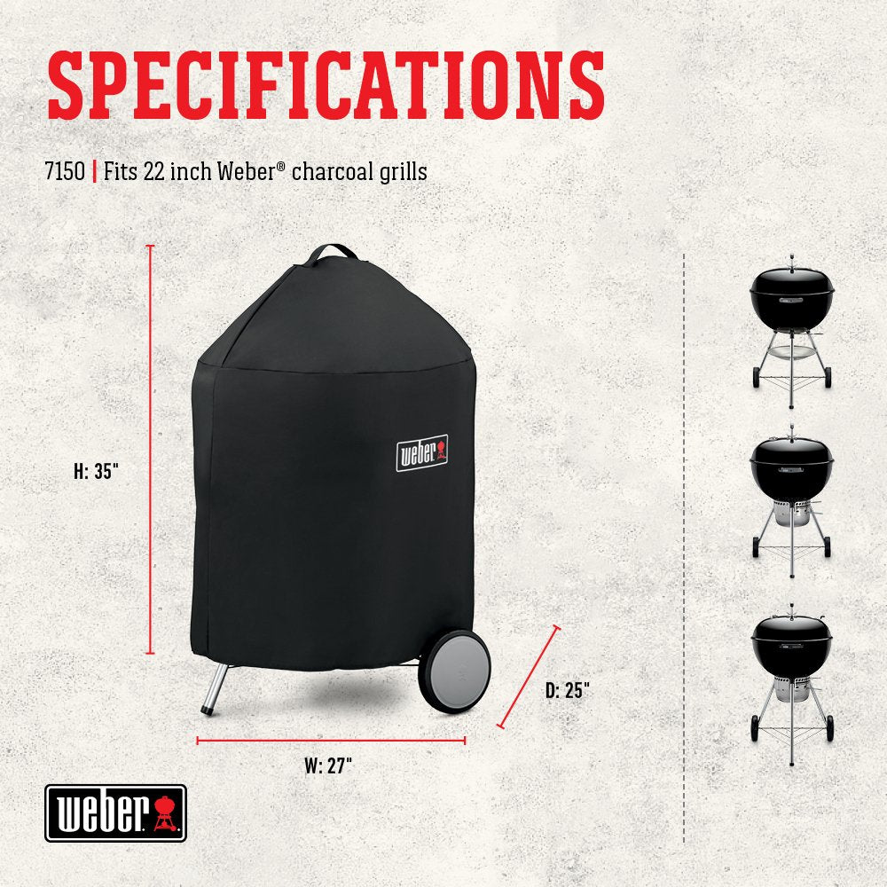 WEBER Cover - 57cm (22") Compact & Original Kettles WEBER