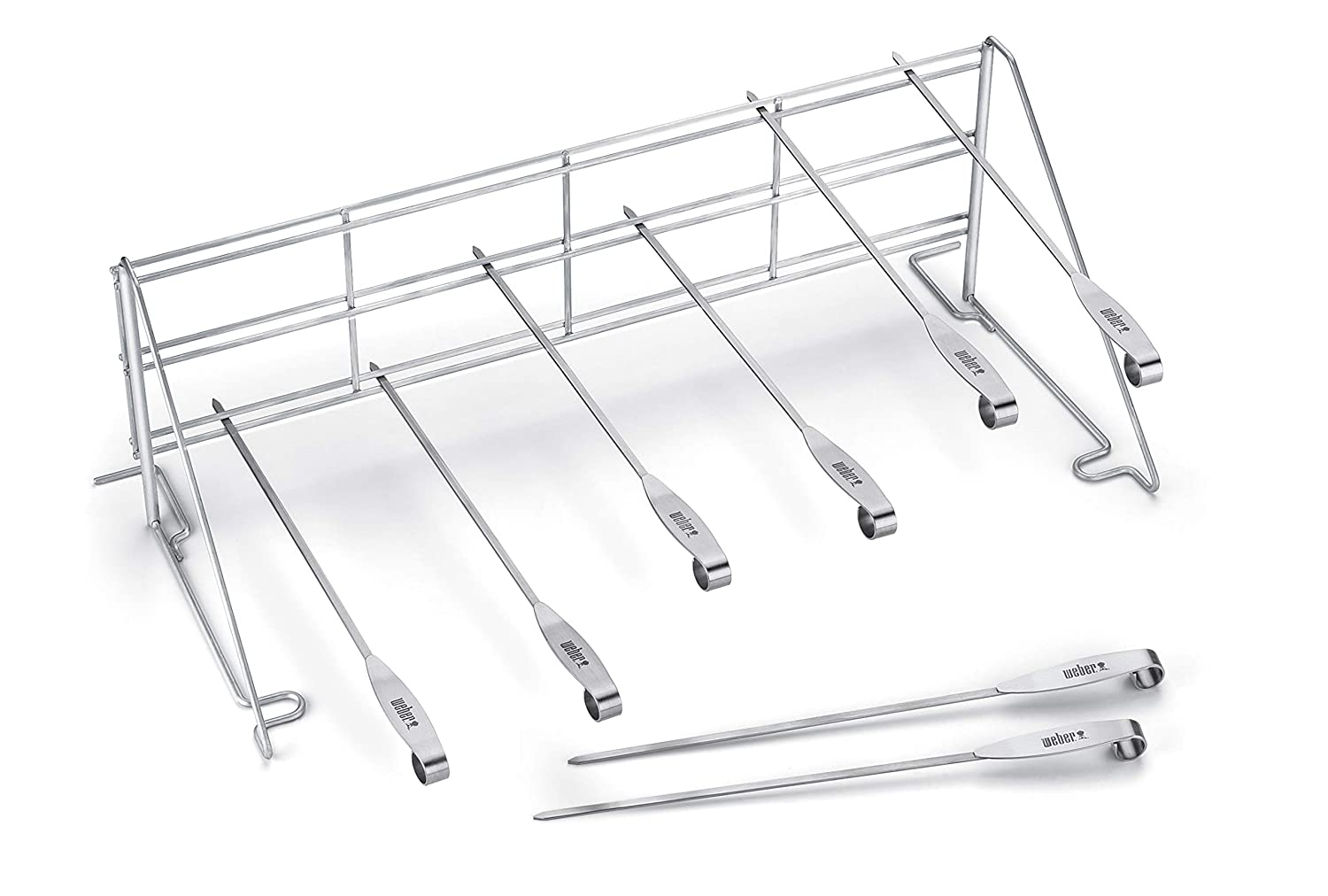 Weber-New - Elevations Grilling System - Grill Rack & Skewer Set WEBER