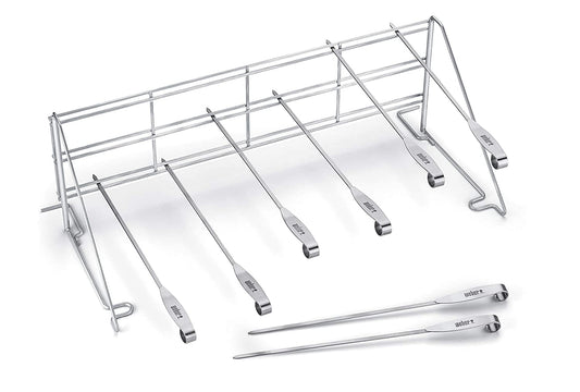 Weber-New - Elevations Grilling System - Grill Rack & Skewer Set WEBER