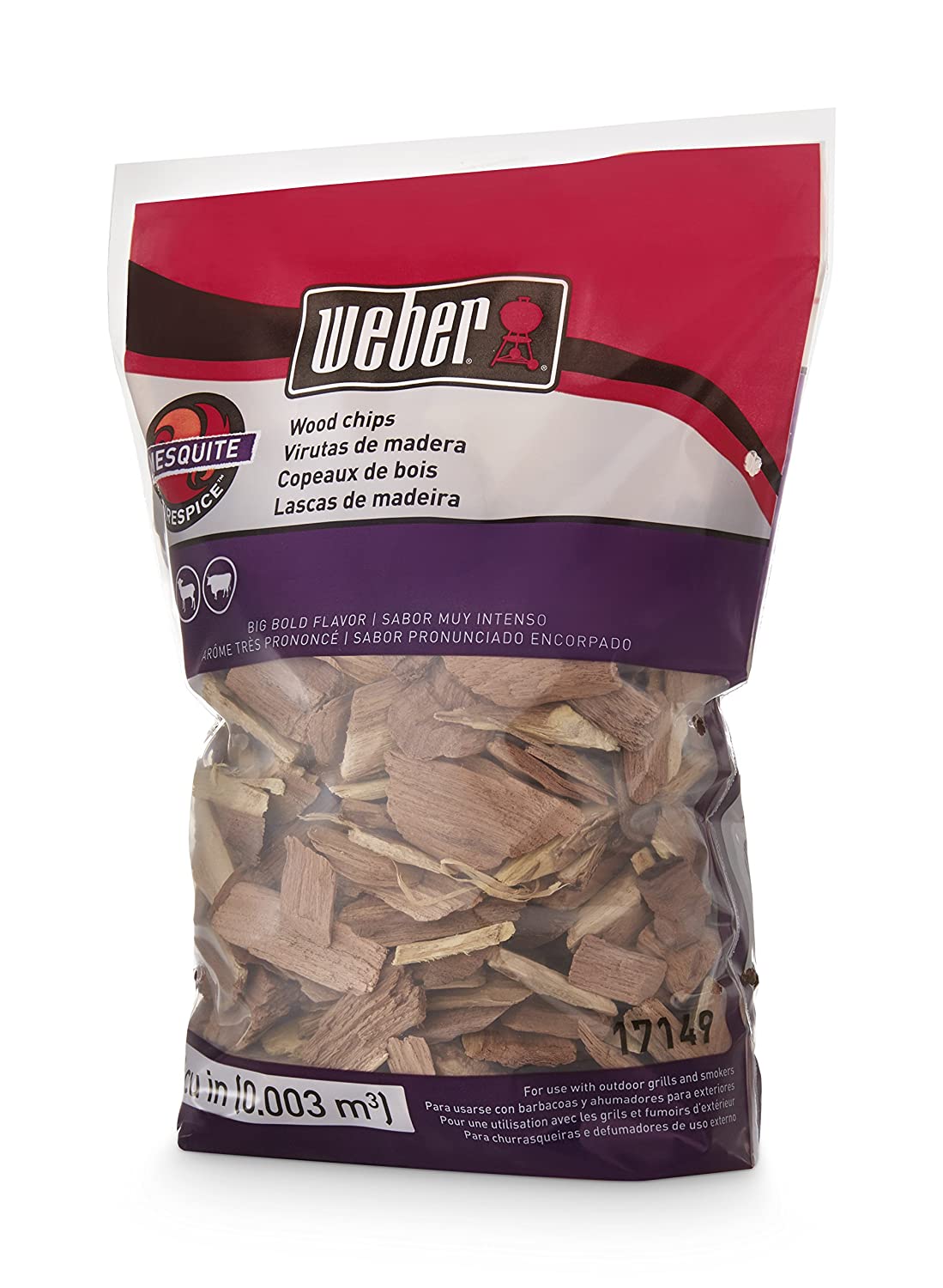 Weber Mesquite Wood Chips - 2lb bag WEBER