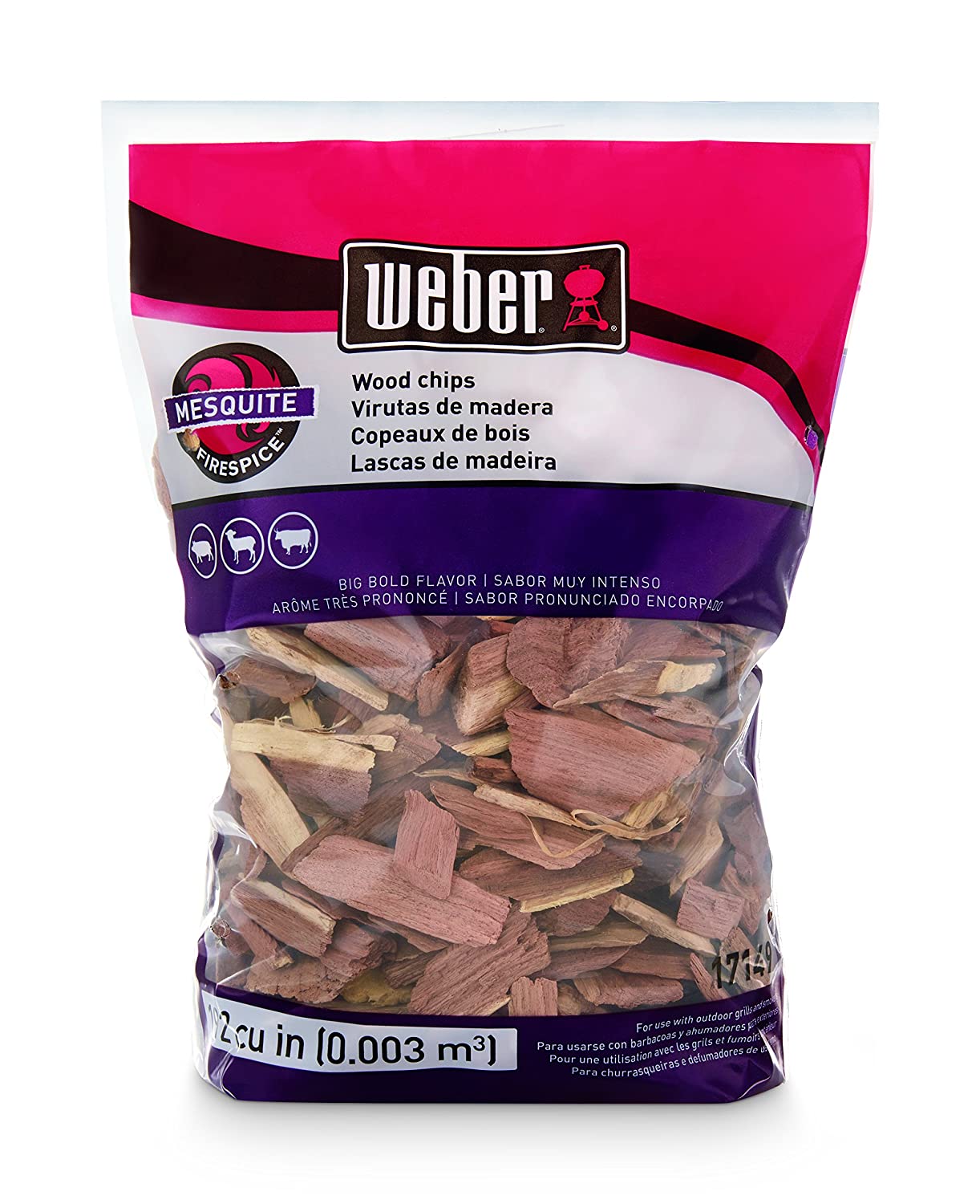 Weber Mesquite Wood Chips - 2lb bag WEBER